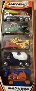Matchbox Build "N Bash 5-Pack Diecast Vehicles - Picture 1 of 6