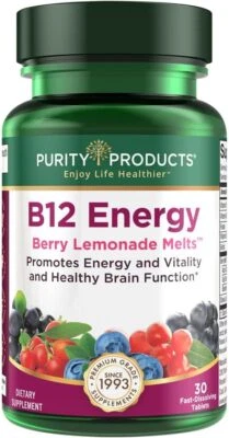 Pureza Produtos B-12 Energy Berry Limonada Derretida com Super Frutas...  - Imagem 1 de 4