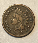 1866 INDIAN HEAD CENT PENNY VF FINE