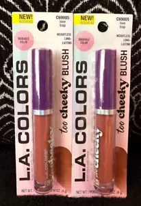 LOTE DE 2 RUBOR BRONCEADOR LÍQUIDO DEMASIADO DESCARADO LOVE TRAP MOCA MARRÓN C69005 LA COLORS - Imagen 1 de 6