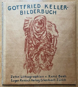 Zehn Lithographien v. Rene Beeh. Eugen Rentsch Verlag Erlen bach-Zürich. - Bild 1 von 12