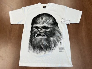 CAMISETA VINTAGE CHEWBACCA STAR WARS BIG FACE STIPPLE ART CAMISETA L 1995 NUEVA CAMBIOS - Imagen 1 de 10