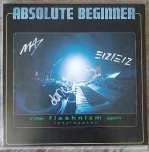 Absolute Beginner Flashnizm Vinyl LP Cover Signiert HipHop Rap Samy Deluxe  - Bild 1 von 6