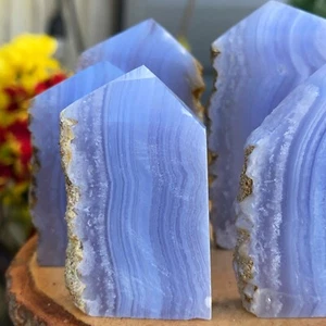 Natural Blue Lace Agate Crystal Slab - Crystals & Gemstones - Picture 1 of 3