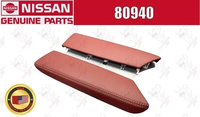 Nissan Original R35 GT-R 2007- Reposabrazos Puerta Delantera, Juego Izquierda y Derecha, Ámbar OEM Foto 1 de 4