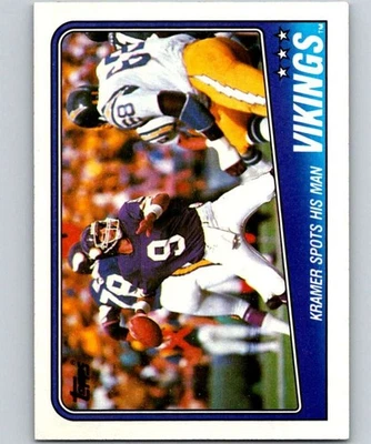 1988 Topps #146 Tommy Kramer Minnesota Vikings - Image 1 of 2