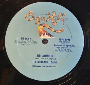 The Sugarhill Gang - 8th Wonder - OG 1980 Single - Electro Hip Hop Funk - Picture 1 of 2