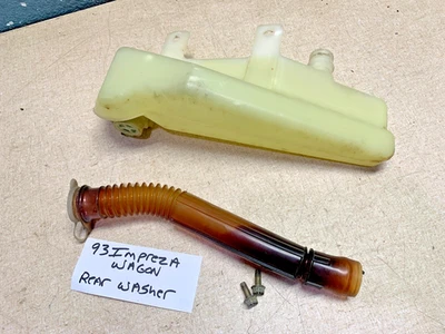 93 94 95 96 97 SUBARU IMPREZA WAGON REAR WIPER WASHER FLUID TANK RESERVOIR - Image 1 of 3
