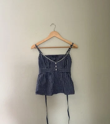 Camiseta sin mangas Tiffinany Brandy Melville a cuadros Foto 1 de 4