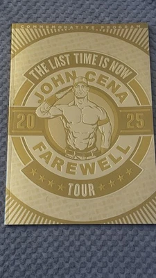 Programa de la gira de despedida WWE John Cena - Last Time Is Now MSG Last RAW Foto 1 de 4