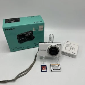 Fujifilm Digital Camera FinePix JV500 14.0MP White Tested  - Picture 1 of 10