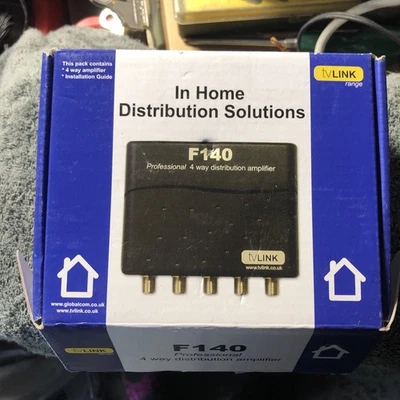 Global F140 "F" 4 Way TV Link distribution amplifier - Image 1 of 2