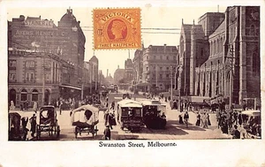 Australia - MELBOURNE (VIC) Swanston Street - Publ. desconocido - Imagen 1 de 2