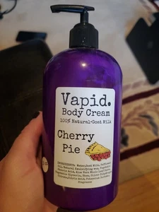 Vapid ZIEGENMILCH KÖRPERCREME PUMPE - PFEFFERMINZ TWIST - 8,5 FLÜSSIGE OZ - NEU♡ - Bild 1 von 3