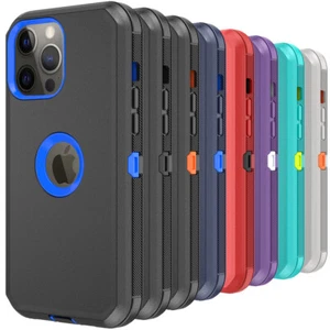 Funda protectora resistente a prueba de golpes para iPhone 14 Pro Max/13 Pro Max/12/11 - Imagen 1 de 22