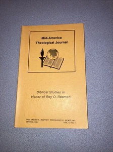Mid-America Theological Journal Biblical Studies Vol 8 No 1, 1984 - Picture 1 of 10