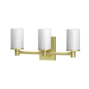 Gatco Modern Farmhouse 3-Light Brushed Brass Sconce - Picture 1 of 2