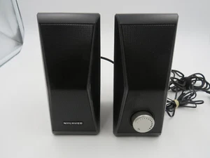 Nylavee SK600 USB Computer Speakers Bluetooth 3.5 LED RGB HiFi Bass Black - Afbeelding 1 van 3
