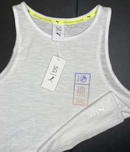 Puma x Selena Gomez Tank Top Crop Shirt SG Athletic Collection Women Sz M NWT  - Picture 1 of 5