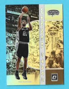 2019-20 Panini Donruss Optic Winner Stays HOLO SILVER Tim Duncan Spurs #7 - Picture 1 of 2