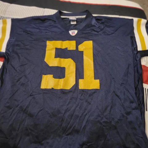 Reebok NFL New Orleans Saints Football Jersey #51 Vilma XXL Vintage Cover