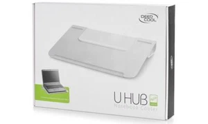 DeepCool U Hub 15.6 Inch Notebook Cooler Aluminium Panel USB 4x USB 3.0 Output - Picture 1 of 4