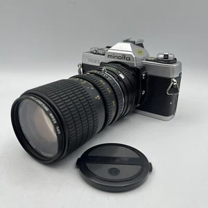 Minolta XG-1 35mm SLR Film Camera w/Osawa 35-105mm 1:35-4.5 Lens - New Battery - Picture 1 of 16