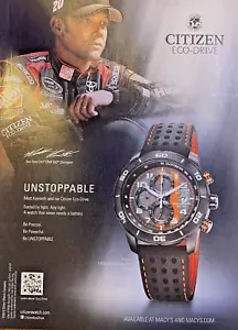 2013 Vintage Magazin Werbung Citizen Eco-Drive Uhr Racer Matt Kenseth - Bild 1 von 1