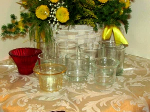 MIXED GLASS holders 2-2.5" tall price for 10 (off-bag) - Picture 1 of 4