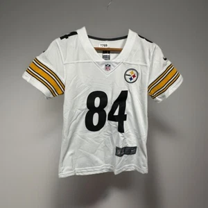 Youth Nike Antonio Brown #84 Pittsburgh Steelers White S Jersey 7769 - Picture 1 of 10