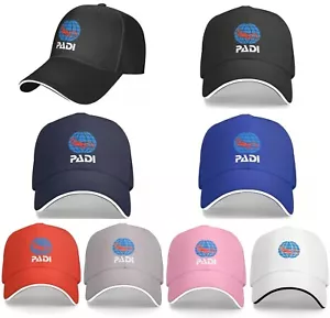 PADI Logo Hat Unisex, Men's, Women's Baseball Ball Cap Scuba Diving - Picture 1 of 24