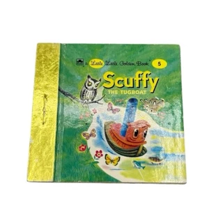 LITTLE LITTLE GOLDEN BOOK SCRUFFY THE TUGBOAT #5 CLASSIC CHILDREN’S STORY - Bild 1 von 3