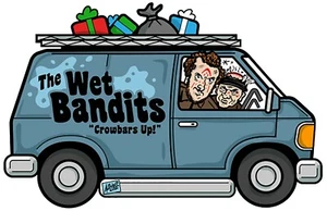 Home Alone Wet Bandits Iron On Transfer-T-Shirt + Light & Dark Fabrics #1 - Picture 1 of 4