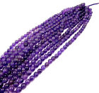100 Natural Amethyst 6Mm Beads 13 Inches Strand Gemstone Jewelry Wholesale Lot