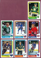 1986-87 TOPPS NHL HOCKEY CARD 1-198+ STICKER INSERTS 1-33 SEE LIST
