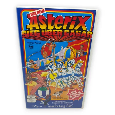 Asterix Sieg über Cäsar VHS Video Kassette Zeichentrick Film Römer Gallier Kampf - Bild 1 von 4