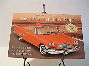 DANBURY MINT "50th Ann 1957 CHRYSLER 300C" - SALES BROCHURE - 2010 - SCARCE- NEW - Picture 1 of 5