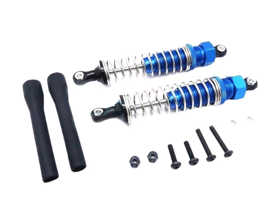 GPM Racing Alu Stoßdämpfer blau hinten für Tamiya DT03 GPMDT3090R-PBTBSB  - Bild 1 von 1