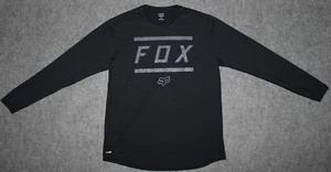FOX RACING MEN'S RANGER L/S MTB JERSEY 21958 Mountain Bike Black sz L Jersey - Picture 1 of 5