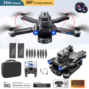 Drones Quadcopter 4K GPS Drone with HD Camera FPV Obstacle Avoidance RC USA - Picture 1 of 21