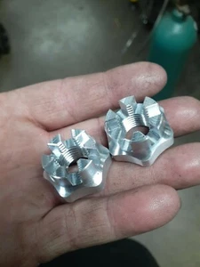Billet Aluminum Spindle Nut. TRX450R, YFZ450, Banshee, Raptor 700, Lt500, Z400 - Picture 1 of 2