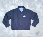 Watt to Wear Gainsborough Stalls Jacke Herren groß marineblau durchgehender Reißverschluss Taschen Mantel