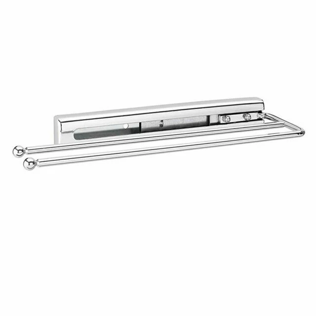 Rev-A-Shelf 563-51-C Double Towel Rail - Silver