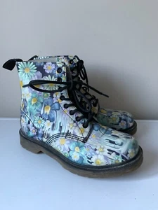 Dr. Martens 1460 Womens UK 5 (7 AU) Boots Pascal Purple Paint Slick Drip Slime - Imagen 1 de 17