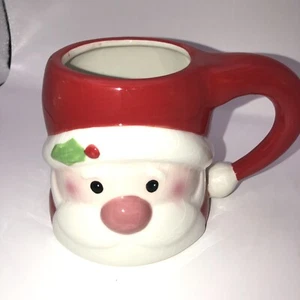 Burton And Burton Santa Mug For Fib Christmas Cup Holiday Mug Vintage - Picture 1 of 6