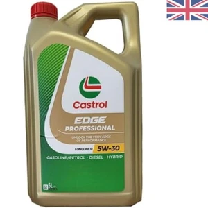 Edge Professional LL III 5W-30, 5 Litres - Synthetic Oil with Titanium Strength - Picture 1 of 3