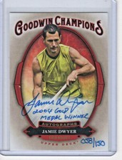 Jamie Dwyer 2020 Goodwin Champions Autographed Card