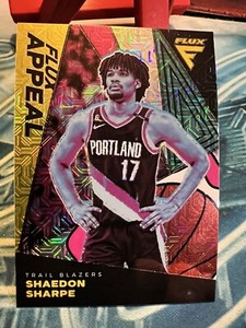 2022-2023 Panini Flux Basketball Shaedon Sharpe Prizm Flux Appeal #8