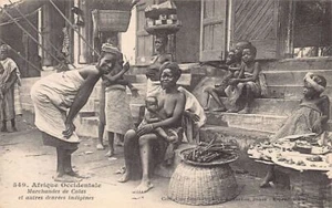 Desnudo étnico - África Occidental - Comerciantes de Colas - Publ. Fortier 549 - Imagen 1 de 2