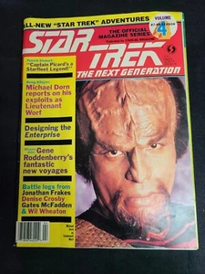 Star Trek The Next Generation Magazine, Volume 4, Great Condition, 87-88 season - Picture 1 of 2
